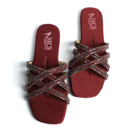 Cris Cross Net Mesh Slide